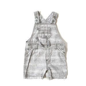 George Baby Boy Gray Overalls